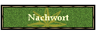 Nachwort